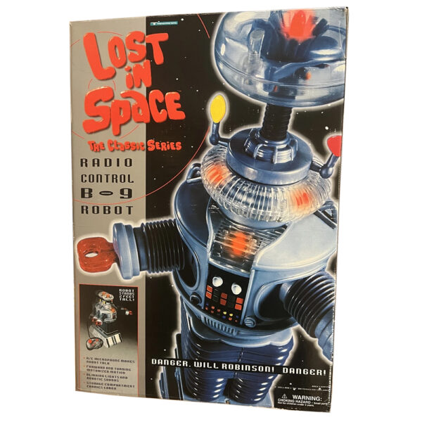 Lost In Space B9 Robot 24" (61cm) Radio Controlled Robot 1998 Trendmasters in Original Box with Controller (Rare) - Image 7