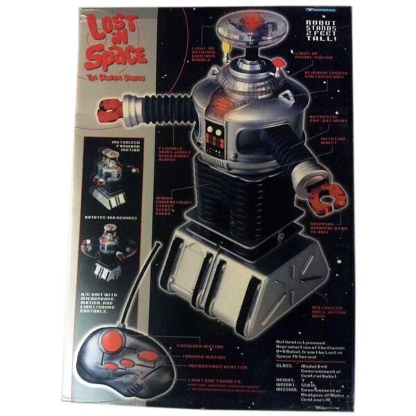 Lost In Space B9 Robot 24" (61cm) Radio Controlled Robot 1998 Trendmasters in Original Box with Controller - Image 3