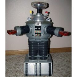Lost In Space B9 Robot 24" (61cm) Radio Controlled Robot 1998 Trendmasters in Original Box with Controller
