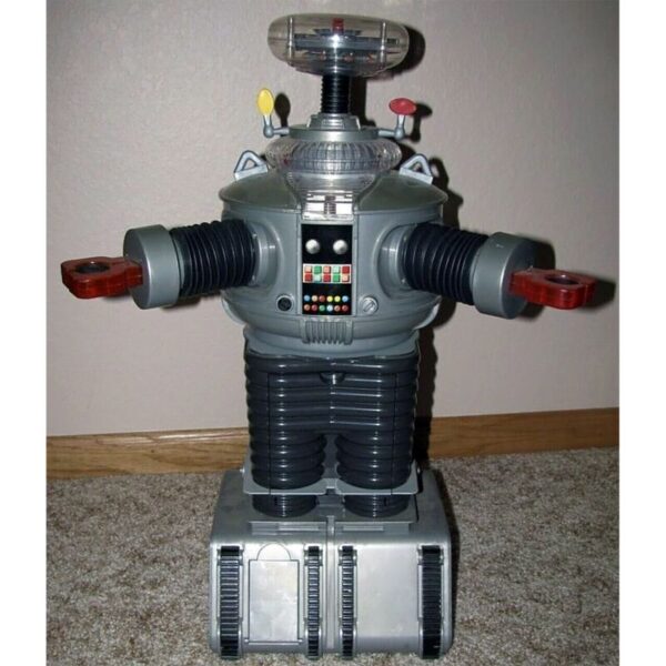 Lost In Space B9 Robot 24" (61cm) Radio Controlled Robot 1998 Trendmasters in Original Box with Controller