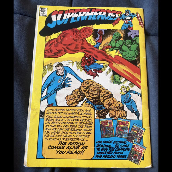 The ‘Batman’ Book and 7″ Record Set DC Comics (1975) Power Record Comics - Image 2