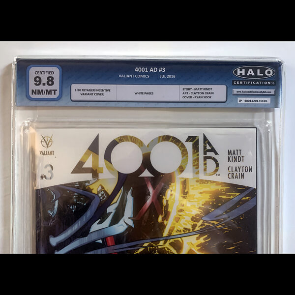 4001 AD #3 Valiant Comics July 2016 (Halo Certification 9.8 NM/MT) - Image 3