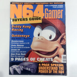 N64 Gamer Magazine Issue #1 (Buyers Guide, 26 Games Reviewed inc. GoldenEye) January-February 1998