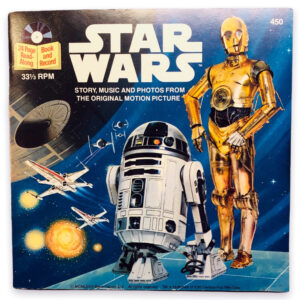 'Star Wars' 24 Page Read-Along Book with 7" Record 33 1/3 RPM (1979) Buena Vista Records