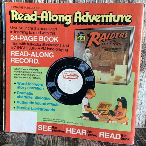 'Tron' 24 Page Read-Along Book with 7" Record 33 1/3 RPM Disney (1982) Buena Vista Records - Image 3