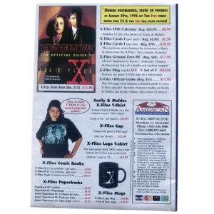 The X Files Comics Digest #1 First Collectors Item Issue Signed and Numbered by Cover Artist Miran Kim (1995) Topps Comics