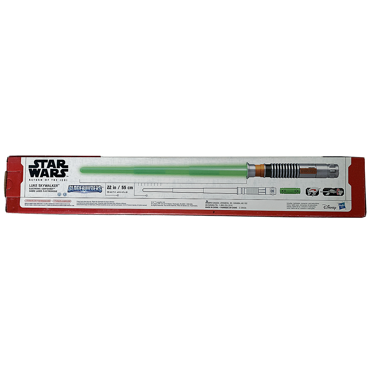 Star wars return of the store jedi luke skywalker electronic lightsaber