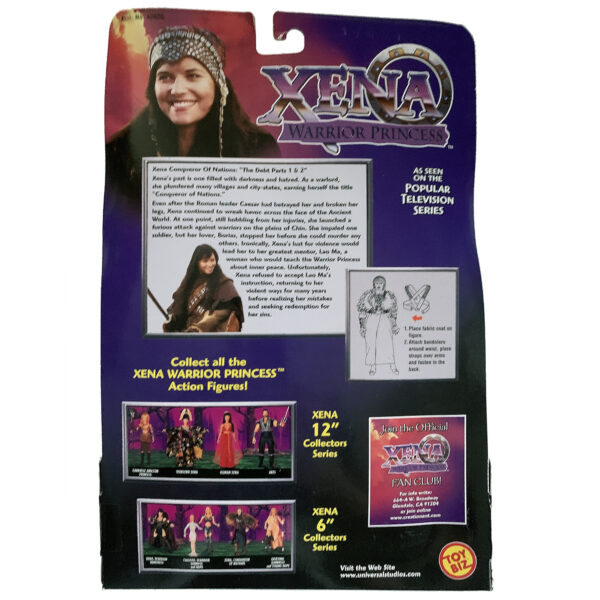 Xena Warrior Princess Conqueror of Nations The Debt (parts 1 and 2) 1998 Toy Biz 6" Action Figure - Image 2