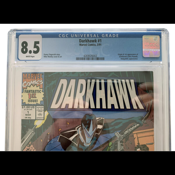Darkhawk #1 (origin and 1st appearance) Marvel Comics March 1991 (CGC Graded 8.5) - Image 3