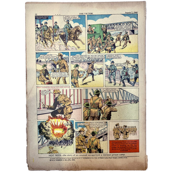 The Victor #367 'featuring Ned Kelly: The Last of the Bushrangers' March 1968 UK Story Paper (Good Condition) - Image 5