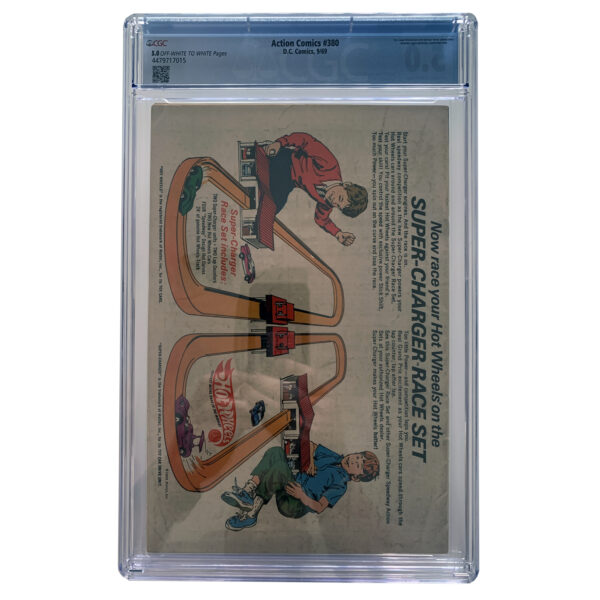 Action Comics #380 (Superman Confesses!) DC Comics September 1969 (CGC Graded 5.0) - Image 2