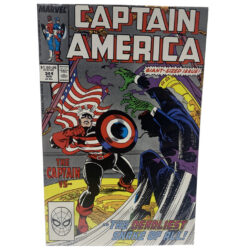 Captain America #344 (The Deadliest Snake of All!) Marvel Comics August 1988 (Very Fine)