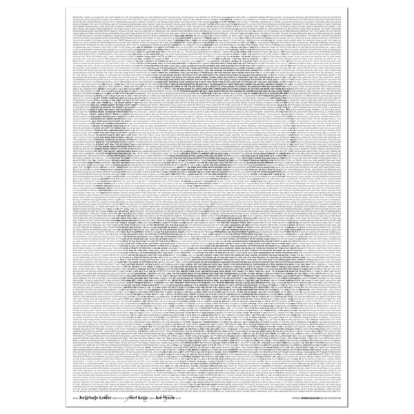 ‘The Jerilderie Letter’ Ned Kelly and Joe Byrne Official IronoutlawDotCom A2 Size Poster