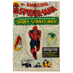 The Amazing Spider-Man #19 (Spidey Strikes Back!) Marvel Comics December 1964 (Good)