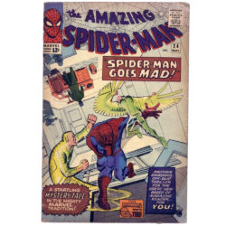 The Amazing Spider-Man #24 (Spider-Man Goes M#d!) Marvel Comics May 1965 (Good)