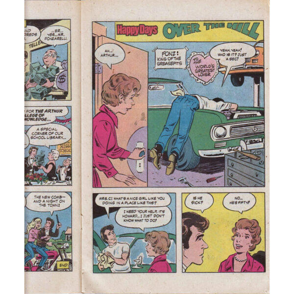 Happy Days #1 (Four Hilarious Adventures with The Fonz and Friends!) Gold Key Comics March 1979 (Very Fine) - Image 5