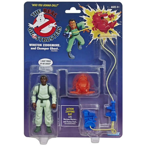 The Real Ghostbusters Winston Zeddemore Retro 80s Kenner Classics 5” Action Figure