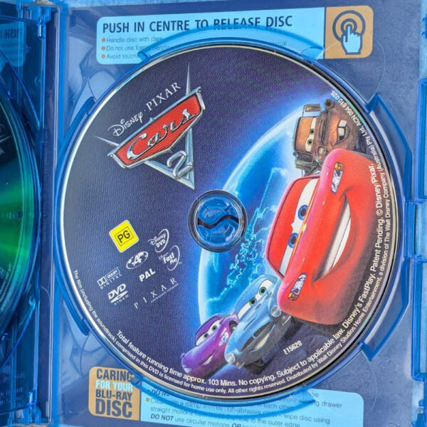 Disney Pixar 'Cars 2' Blu-Ray and DVD 2-Disc Value Pack in Excellent Condition (ex-Display Stock) Rated PG - Image 4