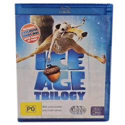 Ice Age Trilogy 3 Movies Blu-Ray 4-Disc 5:1 DTS HD (ex-Display Stock) Rated PG