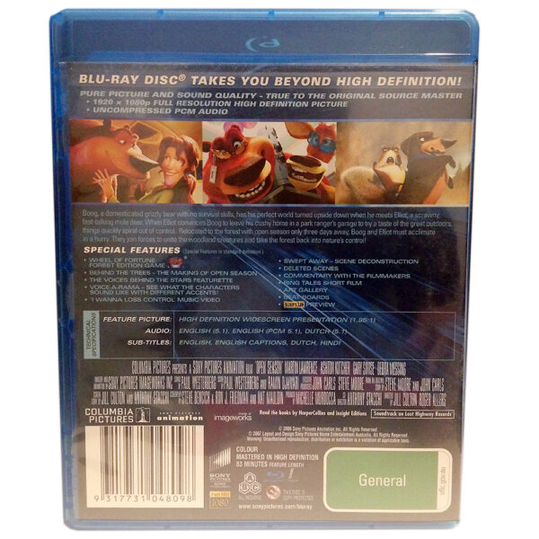 Open Season Blu-Ray 5:1 DTS HD Edition (Brand New) Rated G - Image 2