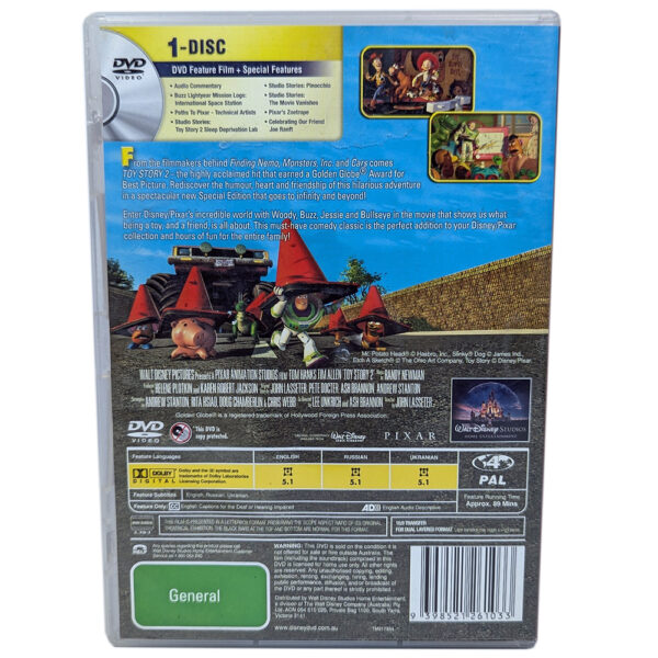 Disney Pixar 'Toy Story 2' Special Edition DVD in Excellent Condition (ex-Display Stock) Rated G - Image 2