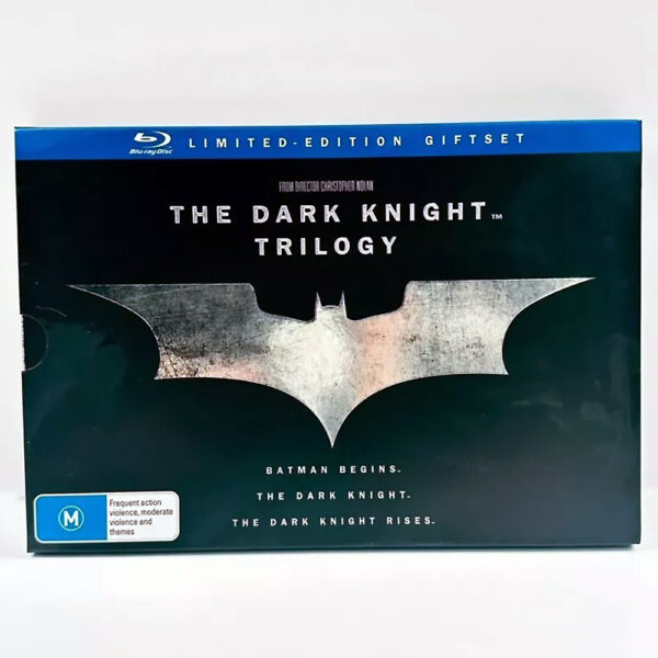 The Dark Knight Trilogy Blu-Ray All-Region 5-Disc Limited Edition Giftset with Booklet (ex-display stock) Rated M