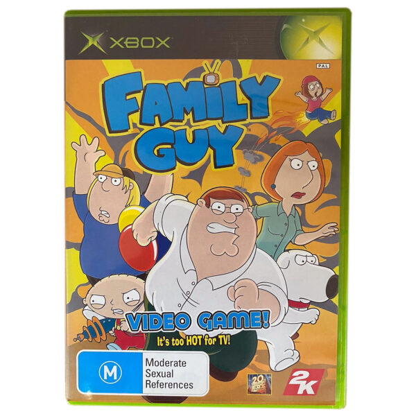 Xbox Family Guy Video Game! Pal Single Player (Rated M) with Manual 2006 (ex-Display Stock)