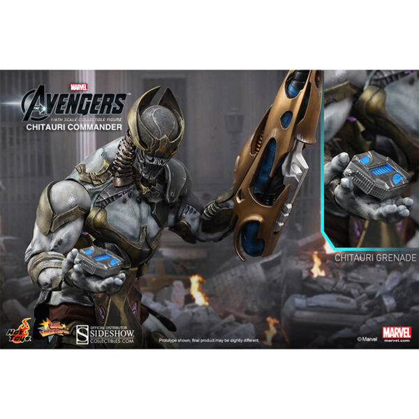 The Avengers Chitauri Commander (12 inch) 1/6th Scale Hot Toys Action Figure (ex-Display Stock) - Image 4