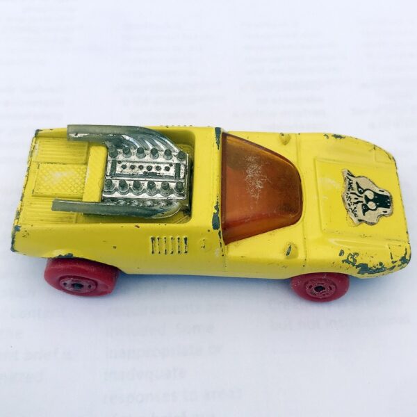 Matchbox 1971 Mod Rod No. 1 Superfast Series (Yellow with Red Wheels) Made in England by Lesney (Good Condition) 1:64 Scale - Image 2