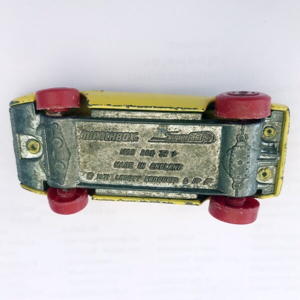 Matchbox 1971 Mod Rod No. 1 Superfast Series (Yellow with Red Wheels) Made in England by Lesney (Good Condition) 1:64 Scale - Image 3