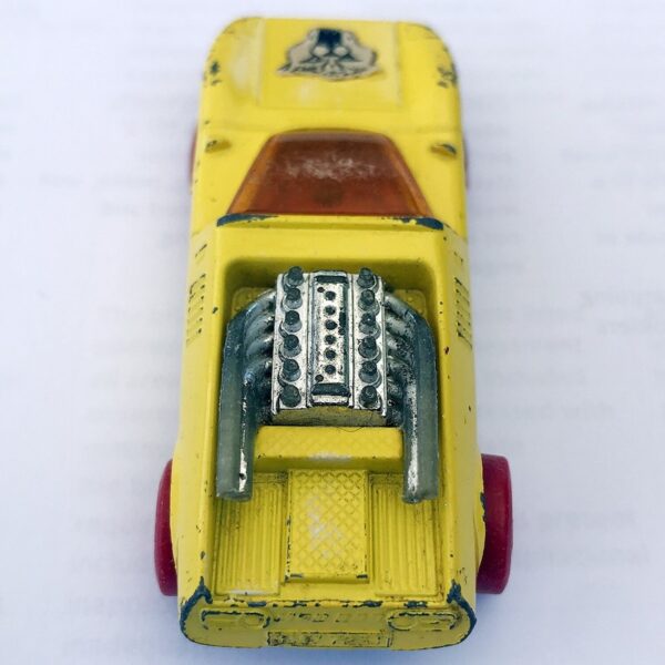 Matchbox 1971 Mod Rod No. 1 Superfast Series (Yellow with Red Wheels) Made in England by Lesney (Good Condition) 1:64 Scale - Image 5