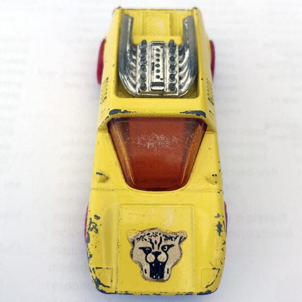 Matchbox 1971 Mod Rod No. 1 Superfast Series (Yellow with Red Wheels) Made in England by Lesney (Good Condition) 1:64 Scale - Image 6