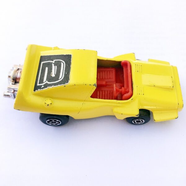 Matchbox 1972 Woosh n' Push No. 58 Superfast Series (Yellow) Made in England by Lesney (Very Good Condition) 1:64 Scale - Image 4