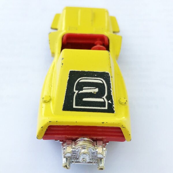 Matchbox 1972 Woosh n' Push No. 58 Superfast Series (Yellow) Made in England by Lesney (Very Good Condition) 1:64 Scale - Image 5