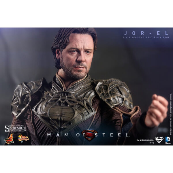 Superman: Man of Steel Jor-El (12 inch) 1/6th Scale Hot Toys Action Figure (ex-Display Stock) - Image 3