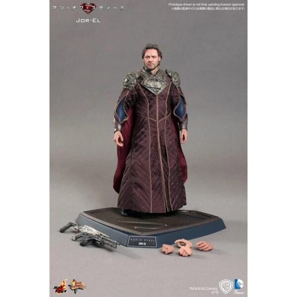 Superman: Man of Steel Jor-El (12 inch) 1/6th Scale Hot Toys Action Figure (ex-Display Stock) - Image 5