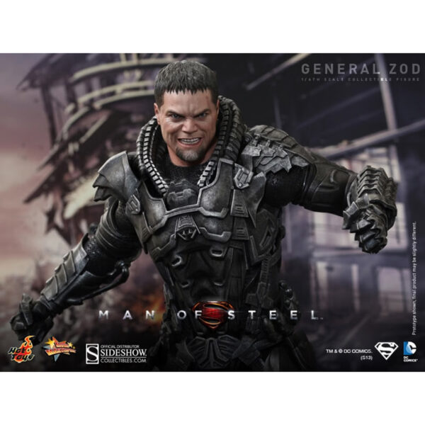 Superman: Man of Steel General Zod (12 inch) 1/6th Scale Hot Toys Action Figure (ex-Display Stock)