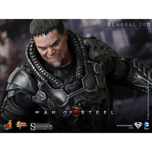 Superman: Man of Steel General Zod (12 inch) 1/6th Scale Hot Toys Action Figure (ex-Display Stock) - Image 4