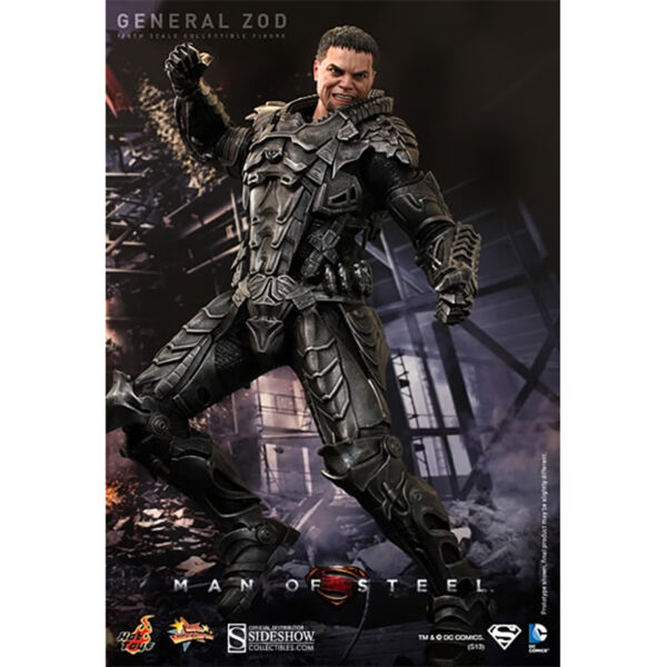 Superman: Man of Steel General Zod (12 inch) 1/6th Scale Hot Toys Action Figure (ex-Display Stock) - Image 2