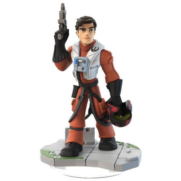 Disney Infinity Star Wars Poe Dameron Character 2015 The Force Awakens Figurine (ex-Display Stock) Collector’s Item