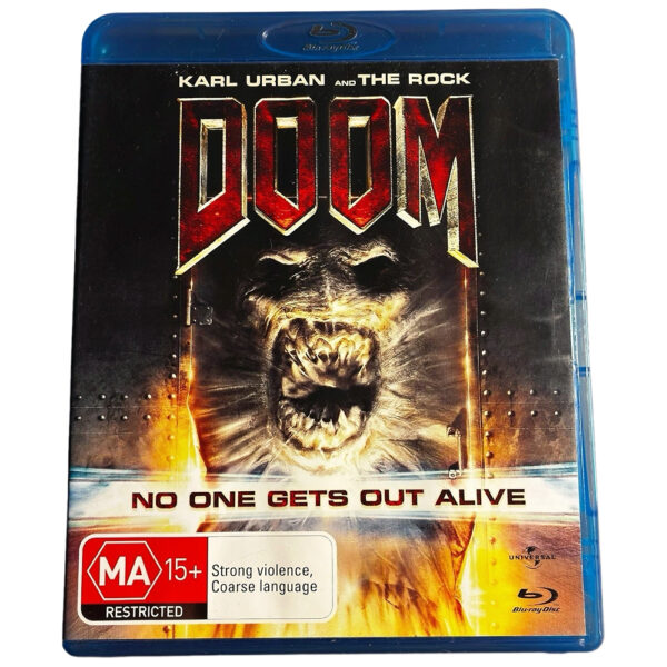 Doom (starring The Rock) Blu-Ray Disc 5:1 DTS HD (ex-Display Stock) Rated MA15+