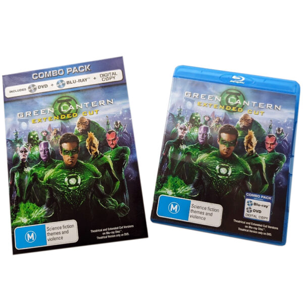 Green Lantern Extended Cut (starring Ryan Reynolds) Blu-Ray and DVD 5:1 DTS HD Edition (Brand New) Rated M - Image 5