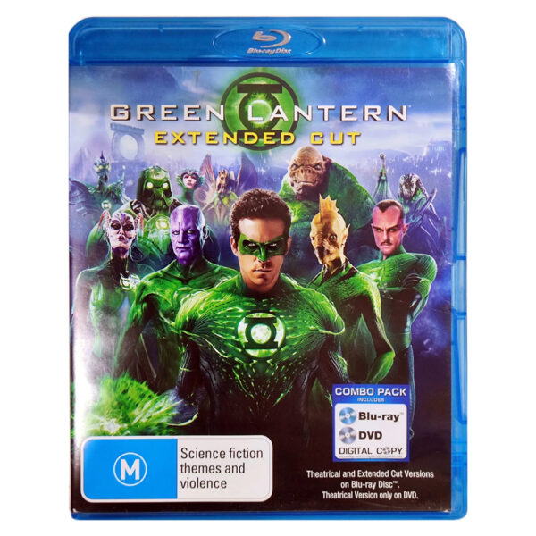 Green Lantern Extended Cut (starring Ryan Reynolds) Blu-Ray and DVD 5:1 DTS HD Edition (Brand New) Rated M - Image 4