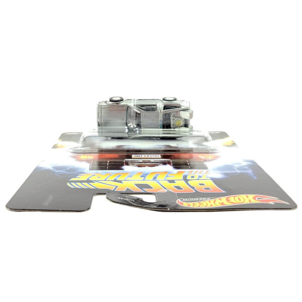 Hot Wheels Premium Back to The Future Time DeLorean Machine Mattel Real Riders Brand New in Original Blister Package - Image 4
