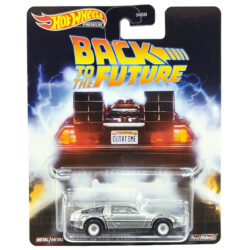 Hot Wheels Premium Back to The Future Time DeLorean Machine Mattel Real Riders Brand New in Original Blister Package