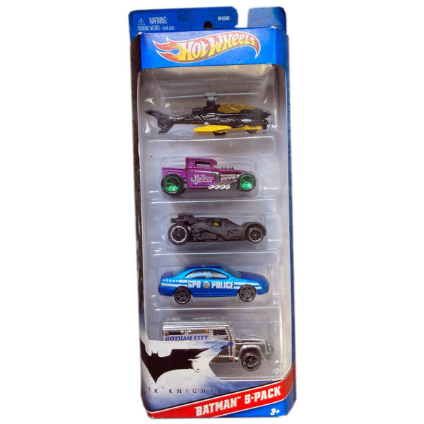 Hot Wheels The Dark Knight 2011 Car 5-Pack (featuring The Tumbler Batmobile) Mattel 1:64 Scale Brand New in Original Packaging