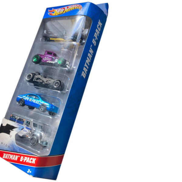 Hot Wheels The Dark Knight 2011 Car 5-Pack (featuring The Tumbler Batmobile) Mattel 1:64 Scale Brand New in Original Packaging - Image 3