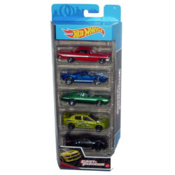 Hot Wheels Fast and Furious 2021 Car 5-Pack (featuring Dom's '61 Impala) Mattel 1:64 Scale Brand New in Original Packaging