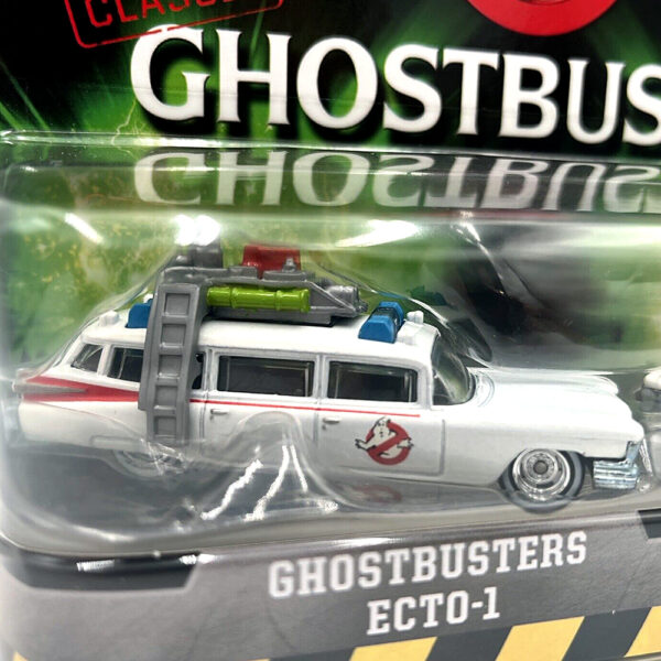 Hot Wheels Classic Ghostbusters Ecto-1 and Ecto-1A Die-Cast 1:64 Scale Vehicle 2-Pack Brand New in Original Blister Package - Image 2