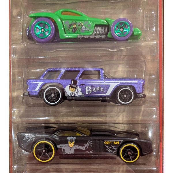 Hot Wheels The Batman (movie) 2021 Car 5-Pack (featuring the Batmobile) Mattel 1:64 Scale Brand New in Original Packaging - Image 3